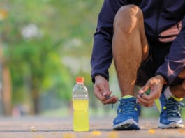 Health doing heavy lifting Sports drink