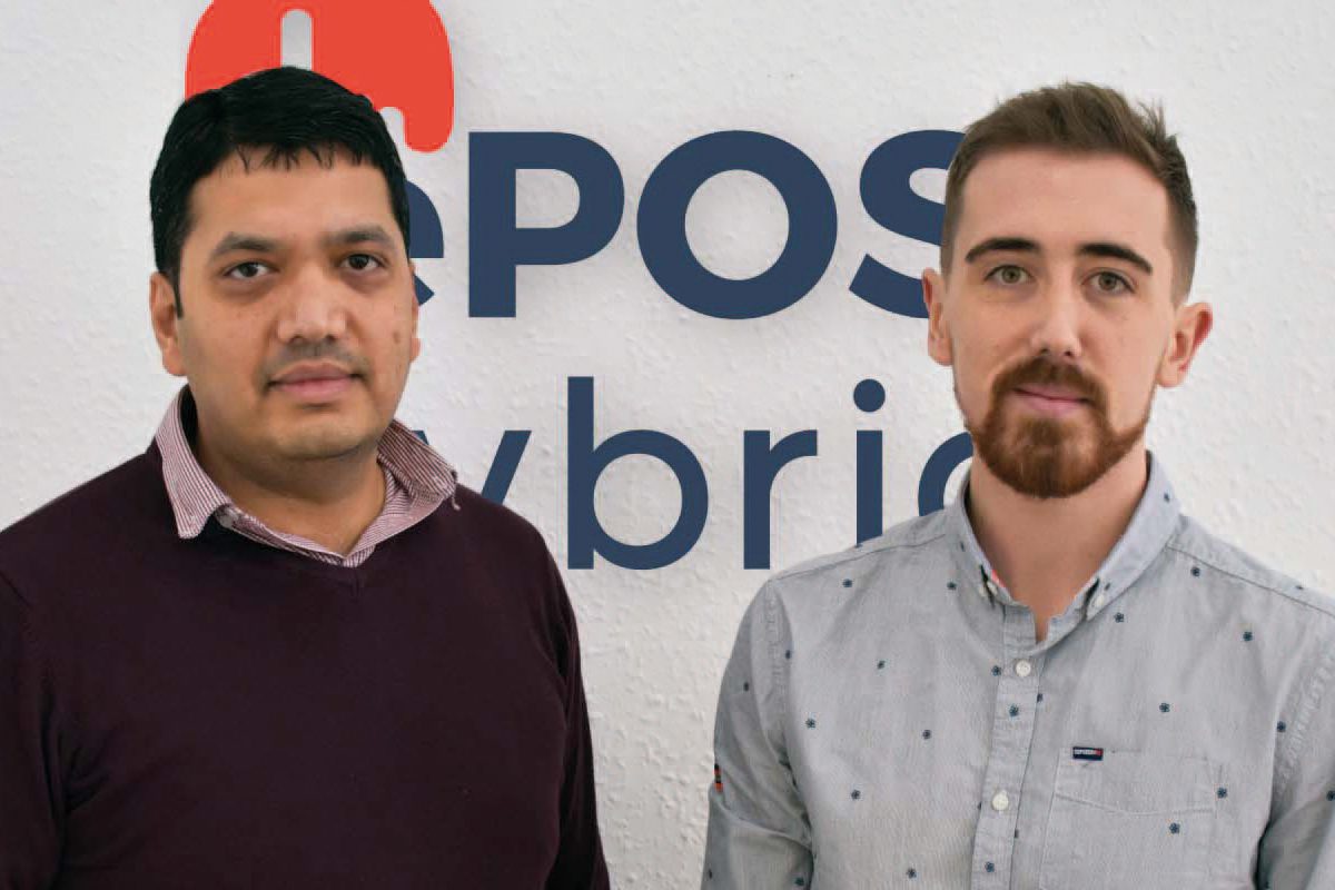Bhas Kalangi and Andrew Gibbon of start-up ePOS Hybrid