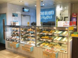 Counterline display counters chosen for Deli by Shell counterline-display-cabinets-in-shell-garage