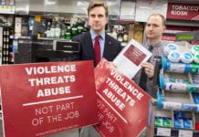 Politician With Signs