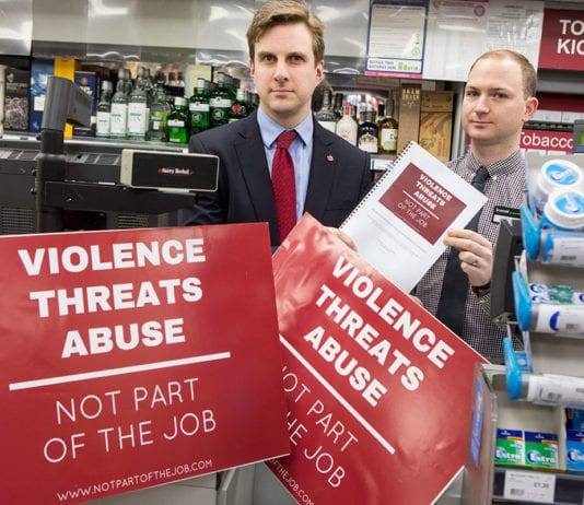 Crime continues to plague retail sector Politician With Signs