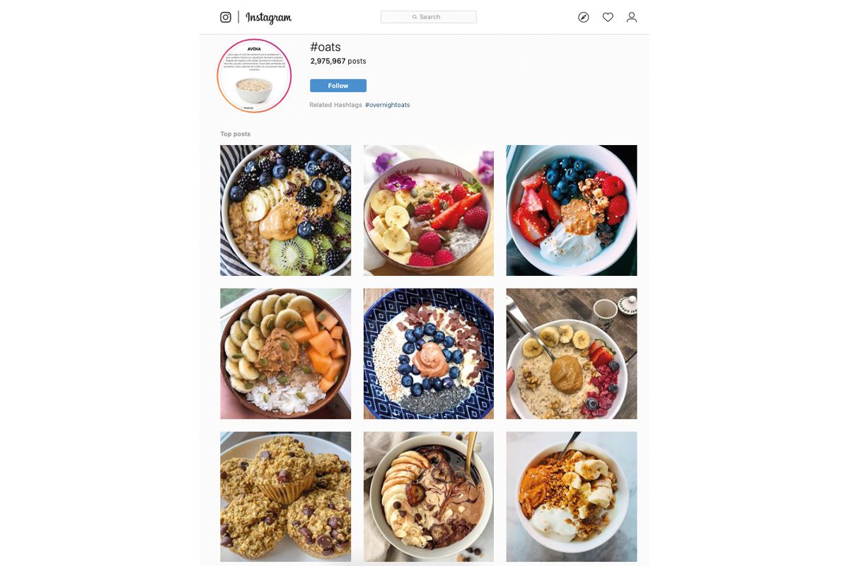 oats instagram