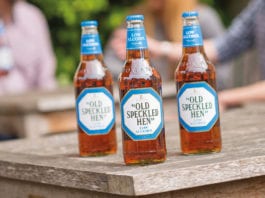 Putting your all into ale old-speckled-hen-bottles