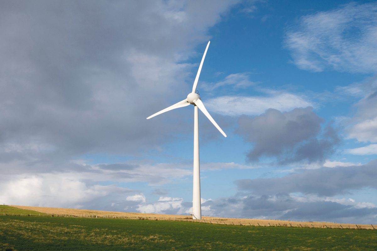 Wind Turbine photo AlanMorris/Shutterstock