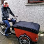 Bakery is on a roll Business-owner,-Karin-Jonsson-delivering-products-on-her-Babboe-Cargobike