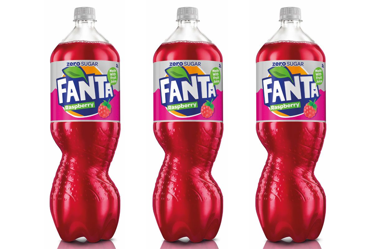 3 Bottles of Fanta rasberry