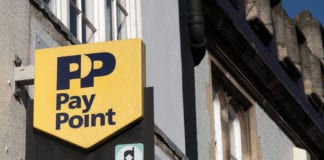 paypoint sign on building