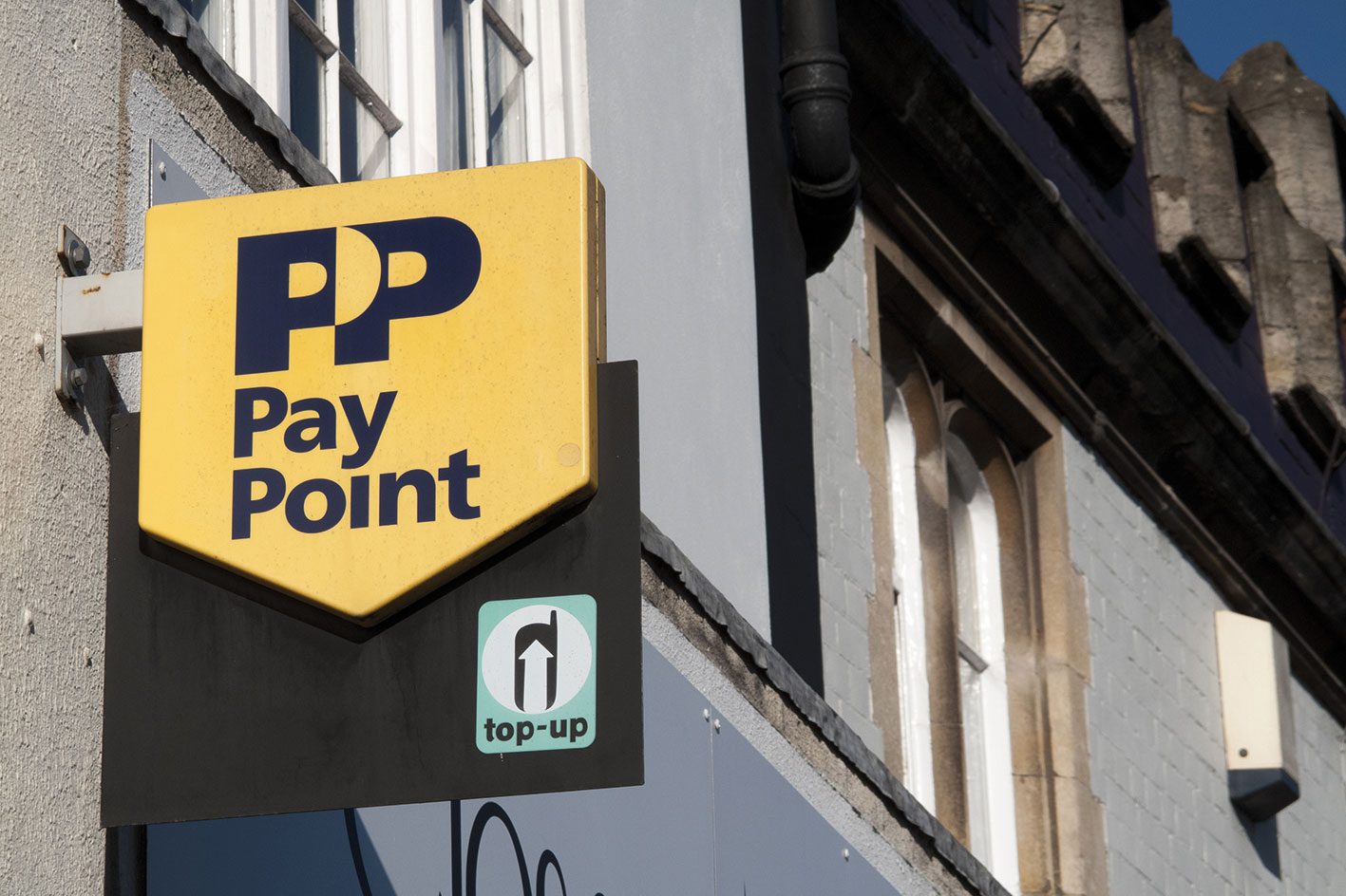 paypoint sign on building