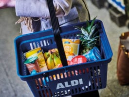 Aldi bins plastic lids full aldi basket