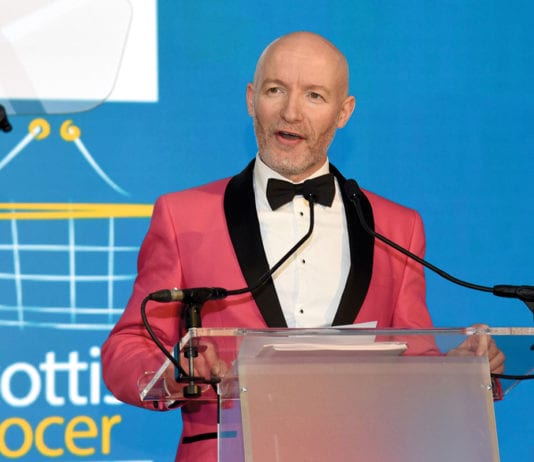 Scottish Grocer Awards 2020: Worthy winners craig-hill-podium-scottish-grocer-awards-2020