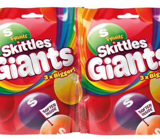 Not hanging for very long giant-skittles-bags