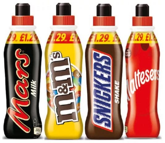 More consumers picking up flavoured milk in store Mars milk range