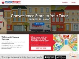 Snapping up business Snappy Shopper website