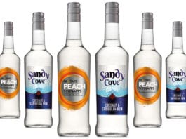 Value appeals in the off trade CWF Nectars Peach Schnapps, and CWF Sandy Cove Rum and Coconut