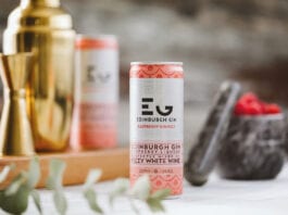 Taste of summer Edinburgh Gin Raspbery Fizz