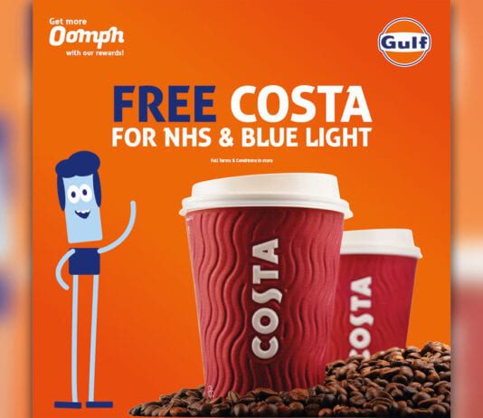 Fuel for NHS staff Free Costa for NHS and Blue Light staff