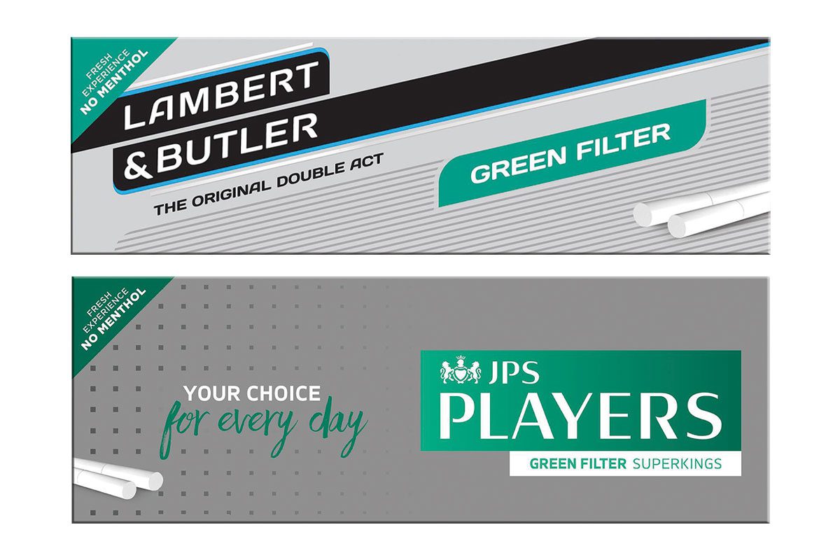 Imperial Tobacco Green Filter variants 