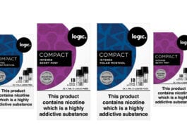 More menthol pods JTI Logic Compact Intense range