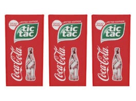 Collaborating with cola Tic Tac Coca Cola