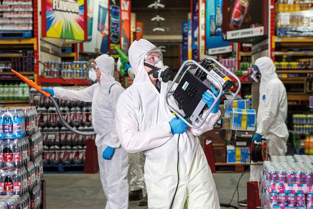 United Wholesale (Scotland) has been disinfecting its depots using ‘bio-fogging’.