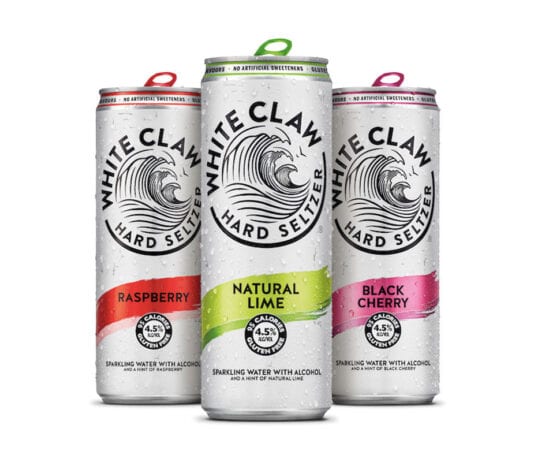 A seltzer with bite White Claw Hard Seltzer range