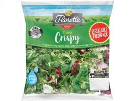 Pack seals the freshness in florette-crispy-salads