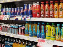 A category adapting to coronavirus A display of soft drinks in a supermarket