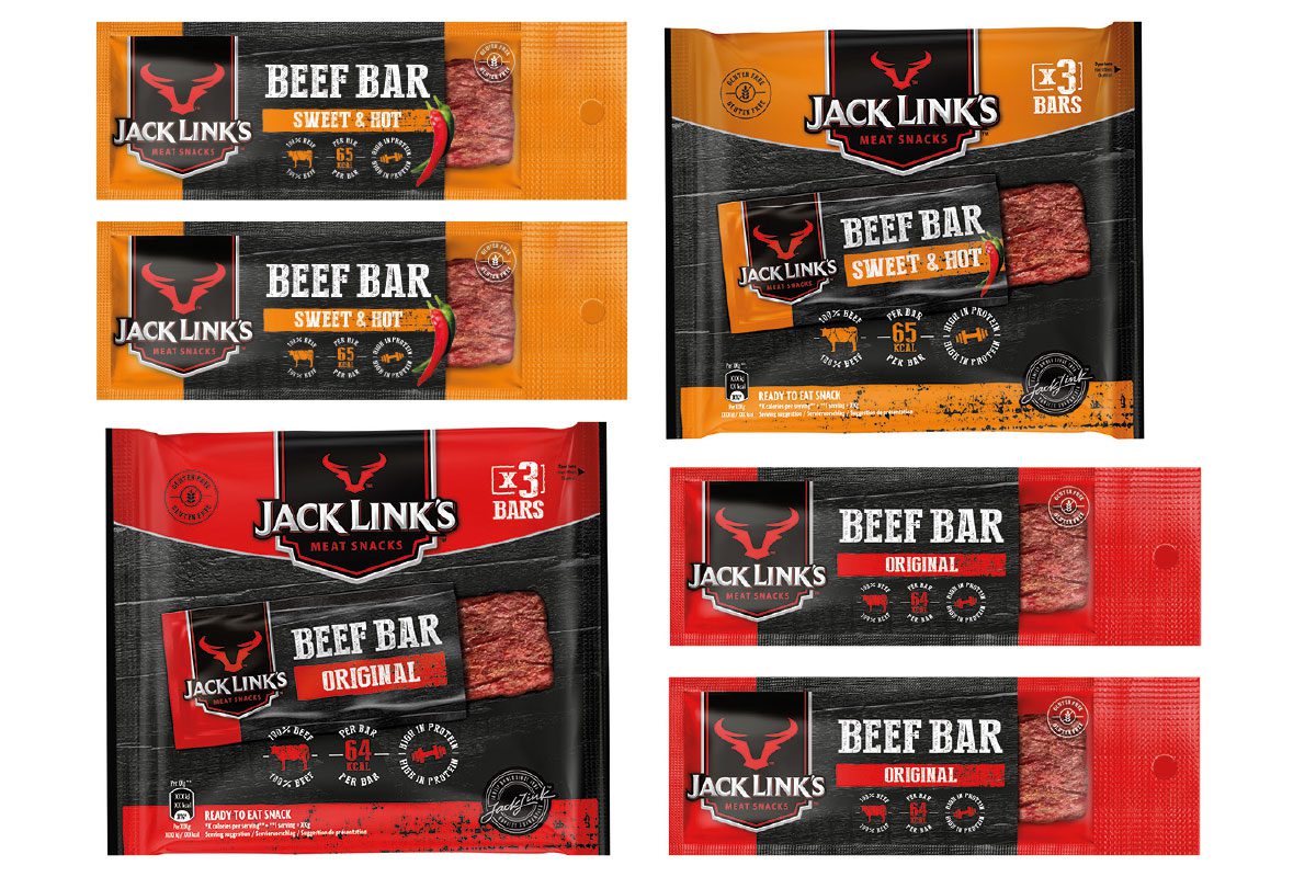 Jack Link’s has extended its range, with NPD including four new Beef Bar SKUs.