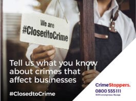 Public urged to mind shops crimestoppers-ClosedtoCrime-advert