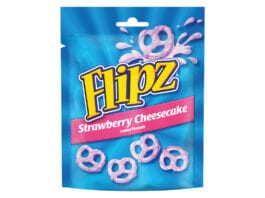 Strawberry and savoury flipz pretzels strawberry cheesecake