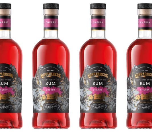 Some Swedish spice kopparberg-cherry-rum-bottle