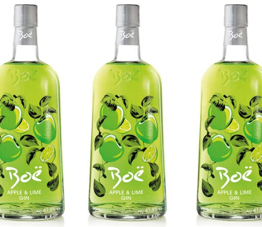 Squeezing onto shelf boe-apple-and-lime-gin