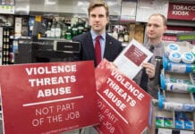 Daniel Johnson MSP promoting retail crime bill