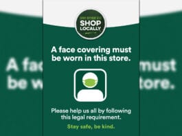 CSG POS for Scotland Costcutter covid notice