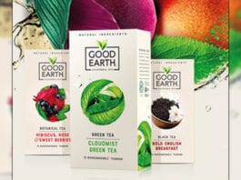 California tea brewing Good Earth tea