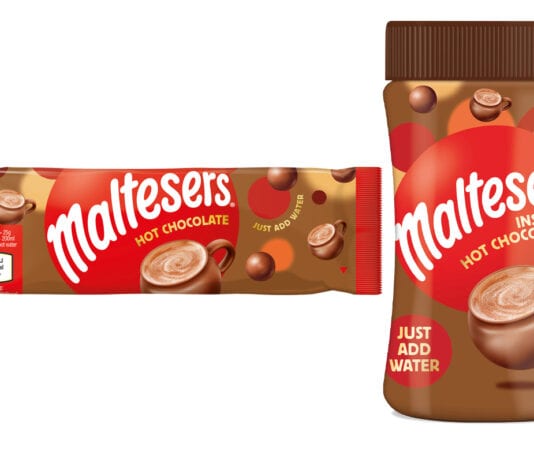 Packs looking sweet Maltesers hot chocolate