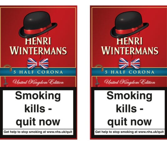 Cigars wrapped in flag