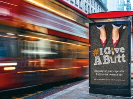 Stub out litter bugs JTI #IgiveAButt campaign