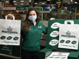 Morrisons swaps out the plastic