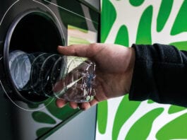 DRS administrator unveiled A DRS reverse vending machine