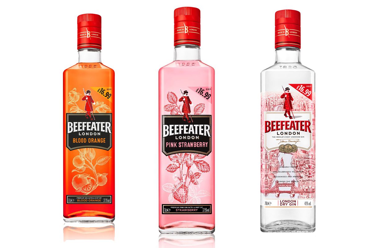 Beefeater Gin bottles