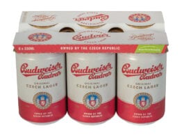 Budweiser Budvar trials paper Budvar cans sustainable packaging