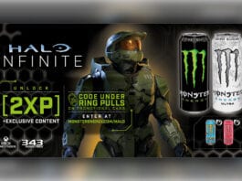 Energy drink upgrades Halo promotion
