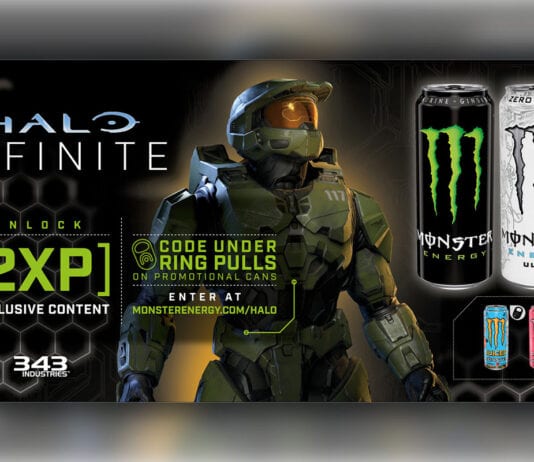 Energy drink upgrades Halo promotion