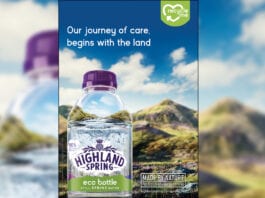 New campaign for Highland Spring Highland Spring eco bottle
