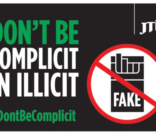 JTI takes two to court JTI don't be complicit poster