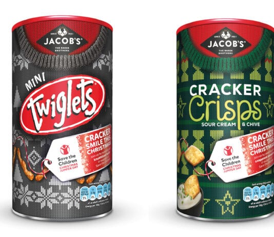 Deck the halls with crackers Jacob’s Christmas Caddie packs