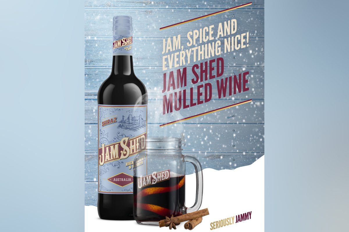 Jam Shed mulled wine advert