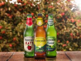 New look for cider range Thatchers cider bottles