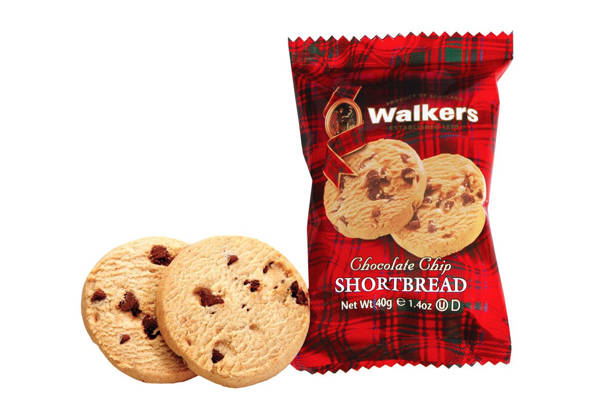 Walkers shortbread packaging
